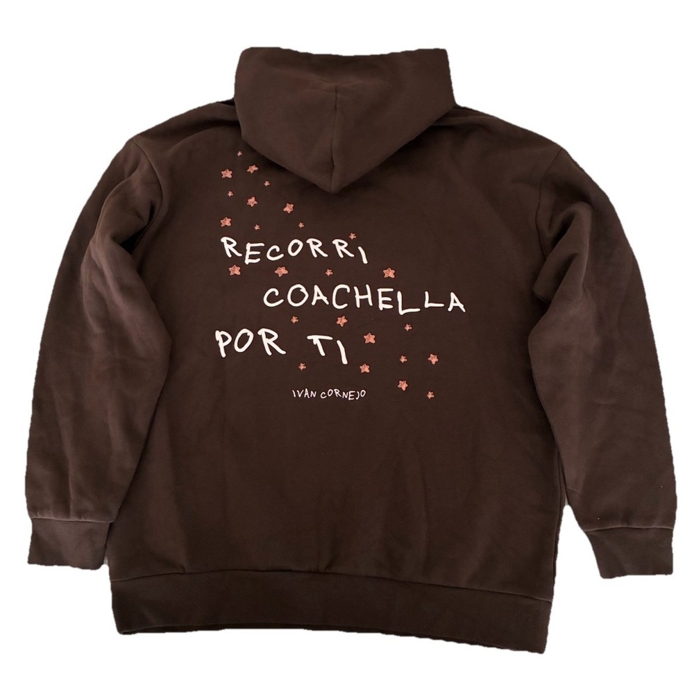 Ivan Cornejo Hoodie XXL Brown Astronaut Coachella'25 Exclusive‎ NEW